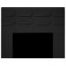 Cabeceira Cama Box Casal King 193cm D10 Esmeralda Corano Preto - Mpozenato