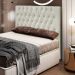 Cabeceira Cama Box Casal King 193cm Diamante D10 Corano Bege - Mpozenato