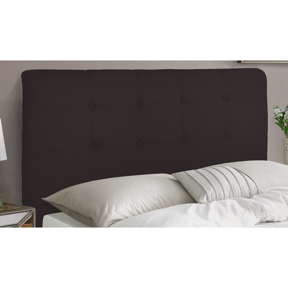 Cabeceira Cama Box Casal King 193cm Luna I02 Sintético Marrom - Mpozenato