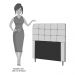 Cabeceira Cama Box Casal King 193cm Luna I02 Suede Marrom - Mpozenato