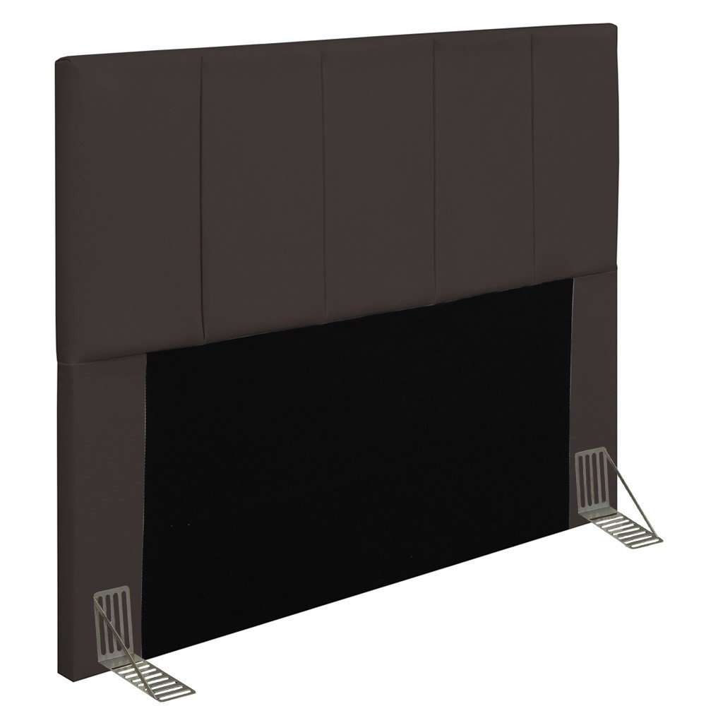 Cabeceira Cama Box Casal King 193cm Pérola D10 Corano Marrom - Mpozenato