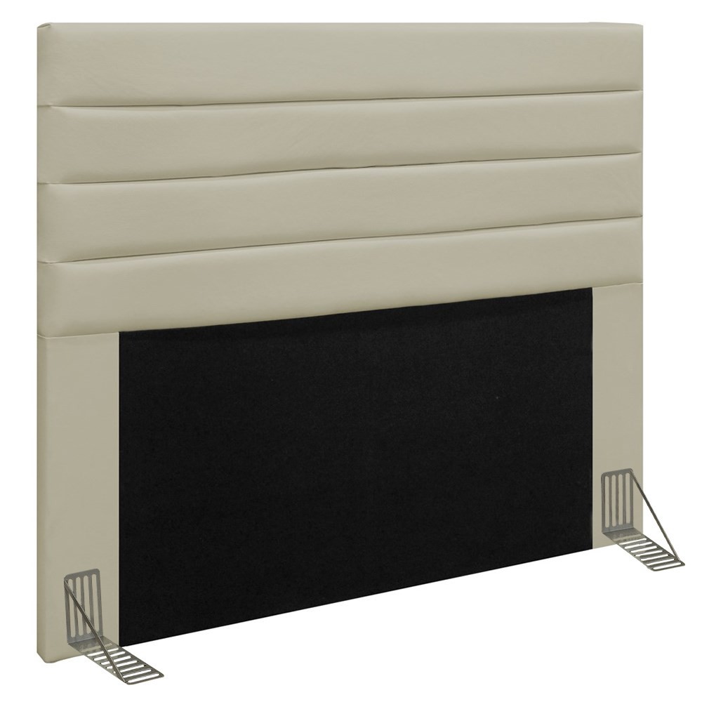 Cabeceira Cama Box Casal King 193cm Rubi D10 Corano Bege - Mpozenato