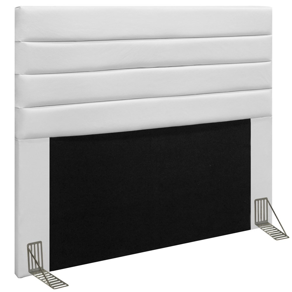 Cabeceira Cama Box Casal King 193cm Rubi D10 Corano Branco - Mpozenato