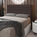 Cabeceira Cama Box Casal King 193cm Rubi D10 Corano Marrom - Mpozenato