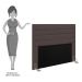 Cabeceira Cama Box Casal King 193cm Rubi D10 Corano Marrom - Mpozenato