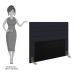 Cabeceira Cama Box Casal King 193cm Rubi D10 Corano Preto - Mpozenato