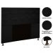 Cabeceira Cama Box Casal King 193cm Safira Sintético I02 Preto - Mpozenato