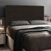 Cabeceira Cama Box Casal King 193cm Safira Suede I02 Marrom - Mpozenato