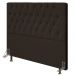 Cabeceira Cama Box Casal King 195cm Diamante Veludo J02 Marrom - Mpozenato