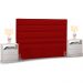 Cabeceira Cama Box Casal King 195cm Greta Corano e 2 Mesas de Cabeceira Flex DM1 Branco - Mpozenato