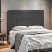 Cabeceira Cama Box Casal King 195cm Paolla P02 Veludo Chumbo - Mpozenato