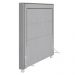 Cabeceira Cama Box Casal King 195cm Paolla P02 Veludo Cinza - Mpozenato