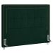 Cabeceira Cama Box Casal King 195cm Paolla P02 Veludo Verde Musgo - Mpozenato