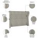 Cabeceira Cama Box Casal King 195cm Trinidad P02 Boucle Cru - Mpozenato