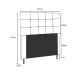 Cabeceira Cama Box Casal Queen 160cm Luna I02 Sintético Bege - Mpozenato