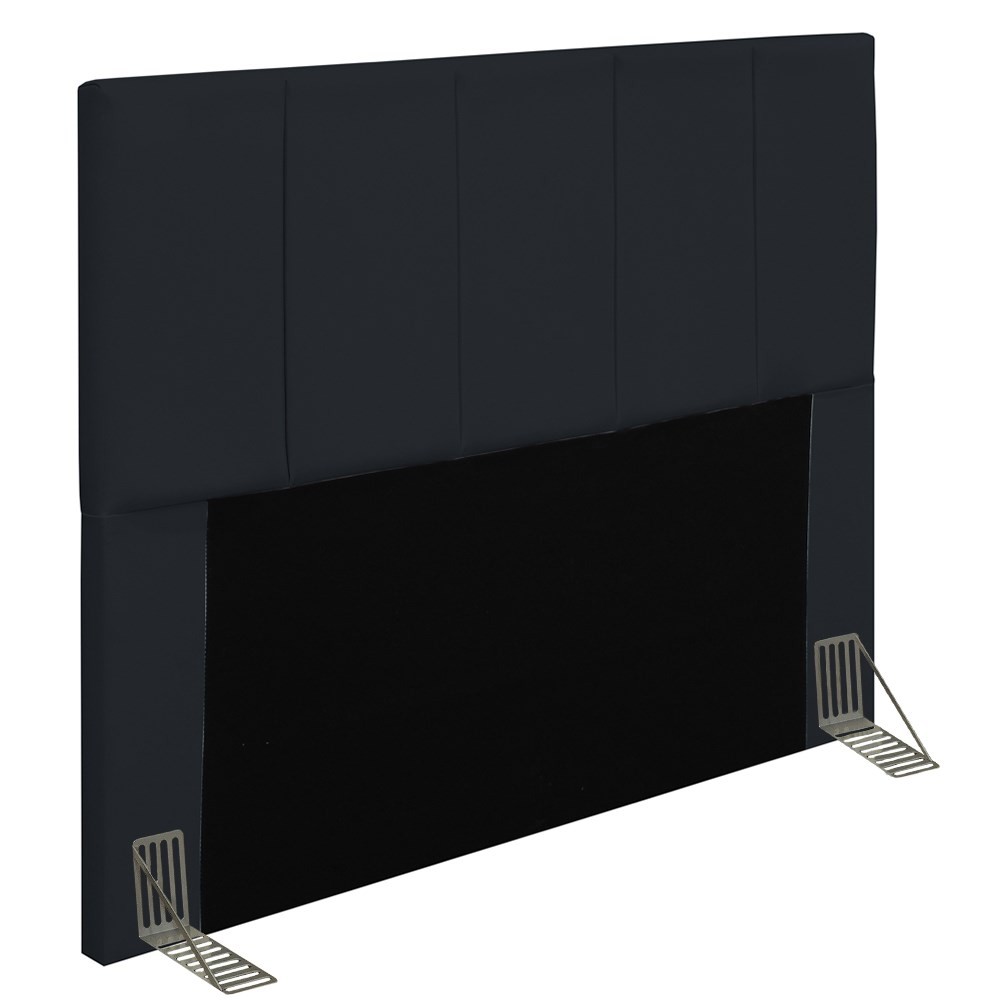 Cabeceira Cama Box Casal Queen 160cm Pérola D10 Corano Preto - Mpozenato