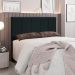 Cabeceira Cama Box Casal Queen 160cm Pérola D10 Suede Preto - Mpozenato