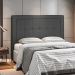 Cabeceira Cama Box Casal Queen 160cm Paolla P02 Linho Chumbo - Mpozenato