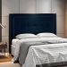 Cabeceira Cama Box Casal Queen 160cm Paolla P02 Veludo Azul Marinho - Mpozenato