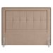 Cabeceira Cama Box Casal Queen 160cm Paolla P02 Veludo Bege - Mpozenato