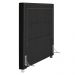 Cabeceira Cama Box Casal Queen 160cm Paolla P02 Veludo Preto - Mpozenato