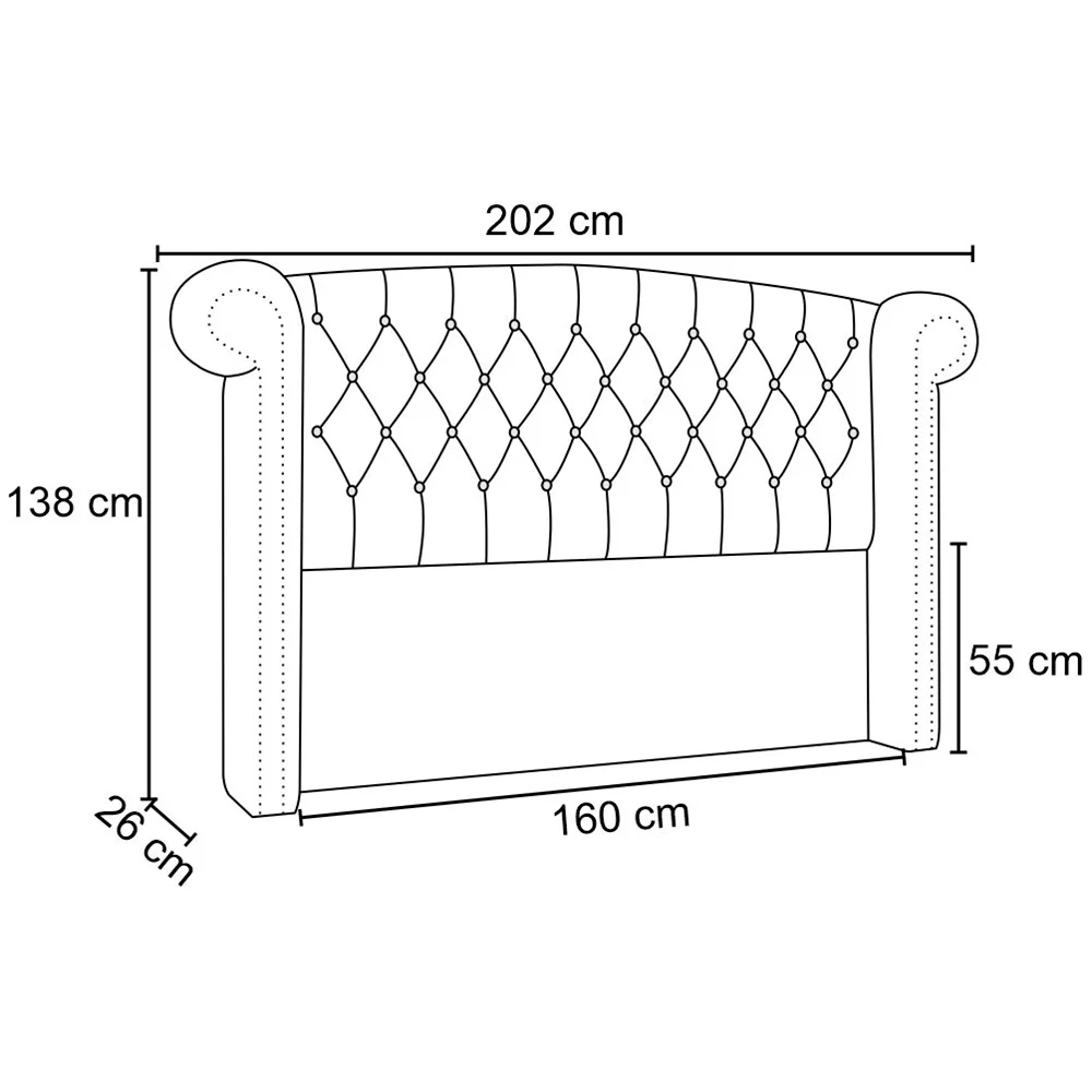 Cabeceira Cama Box Casal Queen 160cm Provença P02 Linho Bege - Mpozenato