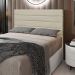 Cabeceira Cama Box Casal Queen 160cm Rubi D10 Corano Bege - Mpozenato