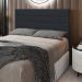 Cabeceira Cama Box Casal Queen 160cm Rubi D10 Corano Preto - Mpozenato