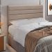 Cabeceira Cama Box Casal Queen 160cm Rubi D10 Suede Bege - Mpozenato