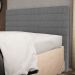 Cabeceira Cama Box Casal Queen 160cm Rubi W01 Linho Cinza Escuro - Mpozenato