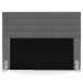 Cabeceira Cama Box Casal Queen 160cm Rubi W01 Linho Cinza Escuro - Mpozenato