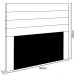 Cabeceira Cama Box Casal Queen 160cm Rubi W01 Linho Cru - Mpozenato