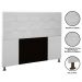 Cabeceira Cama Box Casal Queen 160cm Safira Sintético I02 Branco - Mpozenato