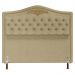 Cabeceira Cama Box Casal Queen 160cm com Tachas Imperial J02 Linho Areia - Mpozenato