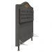Cabeceira Cama Box Casal Queen 160cm com Tachas Imperial J02 Linho Grafite - Mpozenato