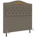 Cabeceira Cama Box Casal Queen 160cm com Tachas Imperial J02 Sintético Areia - Mpozenato