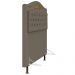 Cabeceira Cama Box Casal Queen 160cm com Tachas Imperial J02 Sintético Areia - Mpozenato