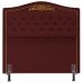 Cabeceira Cama Box Casal Queen 160cm com Tachas Imperial Veludo J02 Vinho - Mpozenato