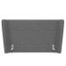 Cabeceira Cama Box King 195cm Nicea P02 Linho Cinza - Mpozenato
