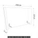 Cabeceira Cama Box King 195cm Nicea P02 Veludo Bege - Mpozenato
