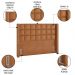 Cabeceira Cama Box King 195cm Pisa P02 Sintético Caramelo - Mpozenato