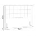 Cabeceira Cama Box King 195cm Pisa P02 Sintético Caramelo - Mpozenato
