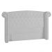 Cabeceira Cama Box King 195cm Provença P02 Bouclé Branco - Mpozenato