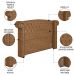 Cabeceira Cama Box King 195cm Provença e Recamier Veneto P02 Sintético Caramelo - Mpozenato