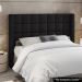 Cabeceira Cama Box Queen 160cm Pisa e Recamier Neville P02 Sintético Preto - Mpozenato