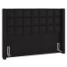 Cabeceira Cama Box Queen 160cm Pisa e Recamier Neville P02 Sintético Preto - Mpozenato