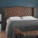 Cabeceira Cama Box Queen 160cm Provença P02 Sintético Marrom - Mpozenato