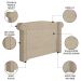 Cabeceira Cama Box Queen 160cm Provença e Recamier Veneto P02 Bouclé Bege - Mpozenato