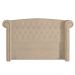 Cabeceira Cama Box Queen 160cm Provença e Recamier Veneto P02 Bouclé Bege - Mpozenato