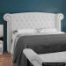 Cabeceira Cama Box Queen 160cm Provença e Recamier Veneto P02 Bouclé Branco - Mpozenato